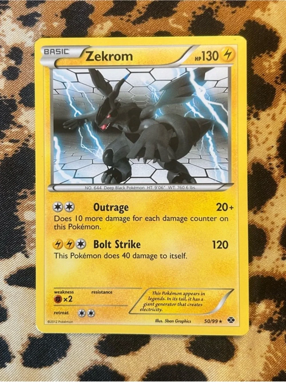 Zekrom | 2012 Pokémon TCG Card